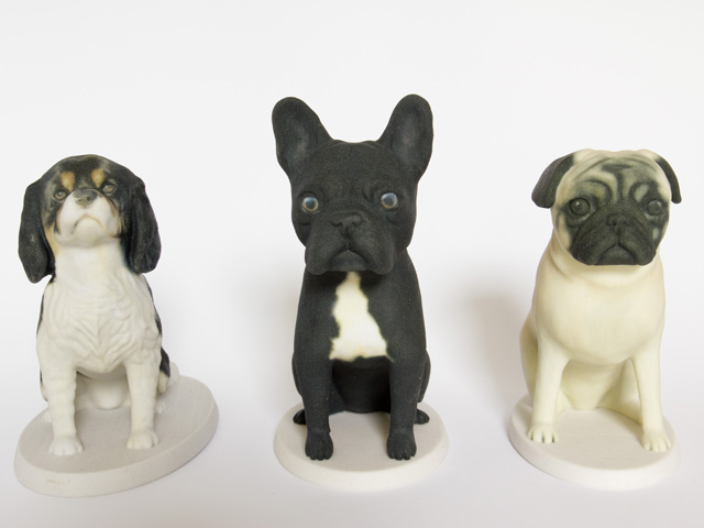 3d printed unique sculptures of your dog by Mon Petit Chien