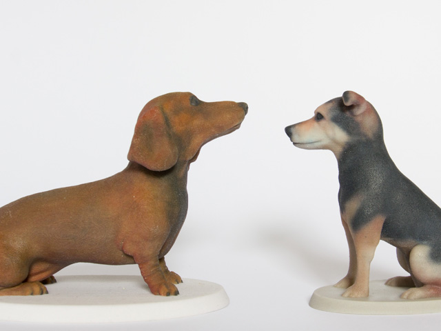 Custom dog figurines by Mon Petit Chien