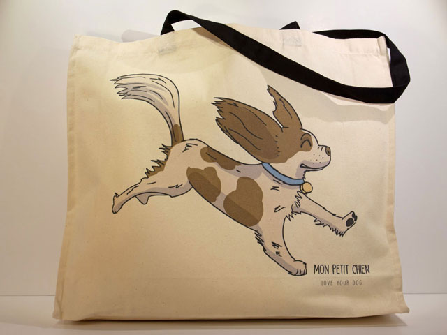 Cavalier King Charles Spaniel tote bag by Mon Petit Chien