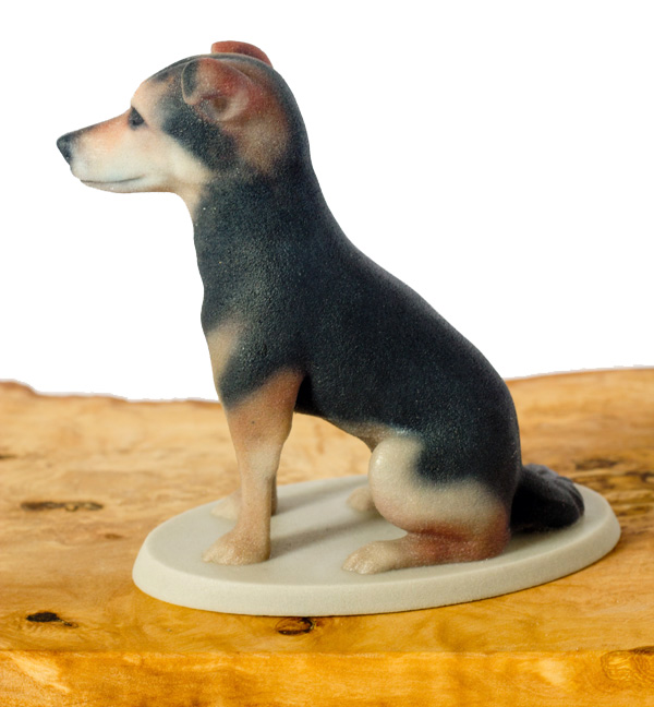 Crossbreed 3d printed dog sculpture by Mon Petit Chien