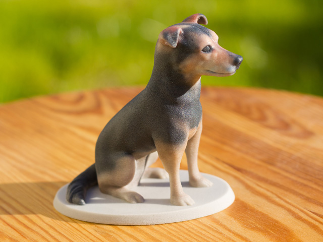 Fraser the crossbreed rescue terrier's 3d printed model by Mon Petit Chien'