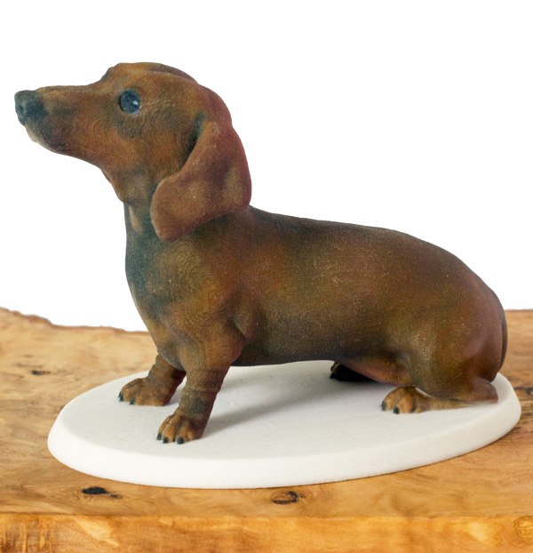 Dachshund 3d printed dog model by Mon Petit Chien