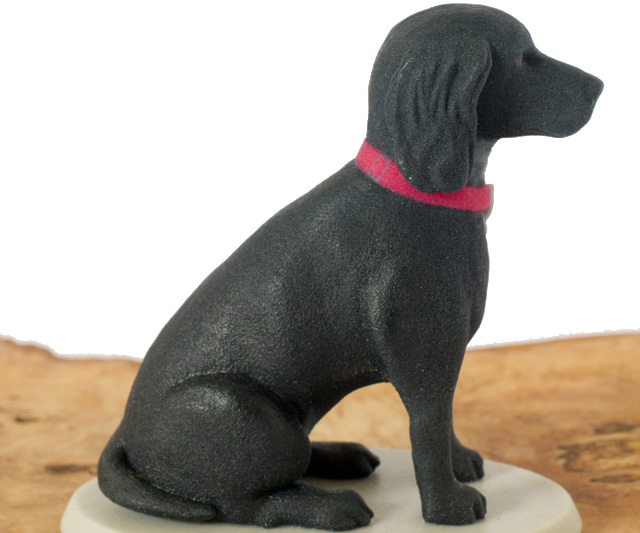 3d printed spaniel figurine by Mon Petit Chien