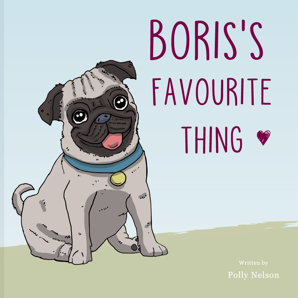 Pug Personalised book: your dog's favourite thing