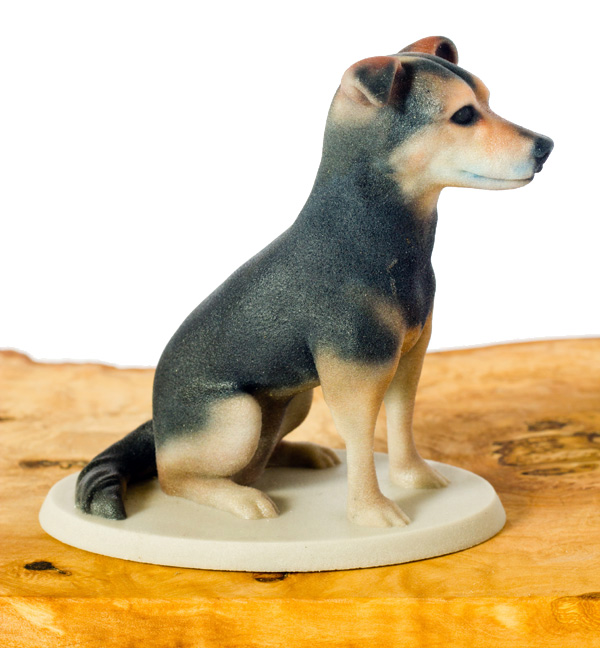 Crossbreed dog 3d printed unique figurine